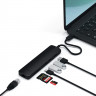 USB-C адаптер Satechi Type-C Slim Multiport с Ethernet Adapter черный (ST-UCSMA3K) - фото № 5