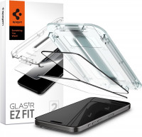 Защитное стекло SPIGEN EZ FIT GLAS.tR 2 Pack для iPhone 15 Pro (Black) 2 шт.