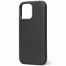 Чехол Decoded Leather Back Cover с MagSafe для iPhone 15 Pro Max черный (Black) - фото № 5