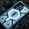 Чехол UAG Pathfinder Clear с MagSafe для Samsung Galaxy S25 Ultra прозрачный/серебро (Ice/Silver) - фото № 7