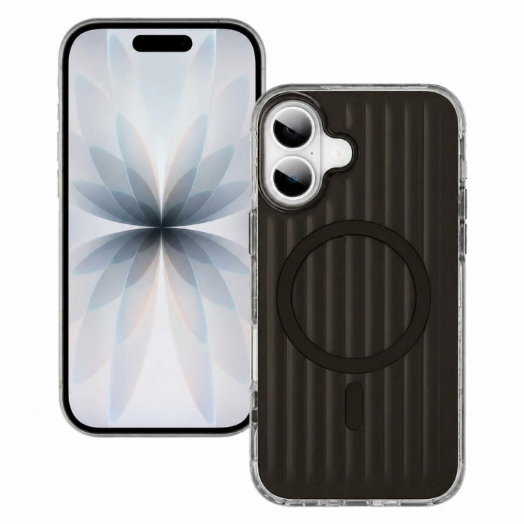 Чехол Gurdini Ocean Case для iPhone 17 металлик черный