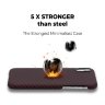Чехол PITAKA MagEZ Case для iPhone Xr бордовый карбон Twill (KI9003XR) - фото № 8