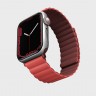 Силиконовый ремешок Uniq Revix для Apple Watch 38/40/41 мм бордовый - фото № 2