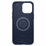Чехол SPIGEN Mag Armor MagSafe для iPhone 14 Pro Max темно-синий (Navy Blue) - фото № 6