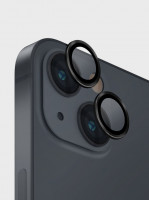 Защита объектива камеры Uniq Optix Lens Protector для iPhone 14 / 14 Plus черная (Black)