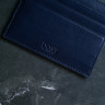 Картхолдер из гладкой натуральной кожи DOST Leather Co. темно-синий - фото № 2