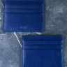 Картхолдер из гладкой натуральной кожи DOST Leather Co. темно-синий - фото № 3