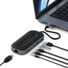 USB-хаб Satechi USB-C - 4xUSB Multiport Adapter with 2.5G Ethernet серый космос (ST-U4MGEM) - фото № 4
