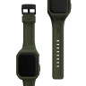 Силиконовый ремешок с чехлом UAG Scout Plus для Apple Watch 45 мм оливковый (Olive Drab) - фото № 4