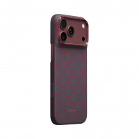 Чехол PITAKA Edge Case для iPhone 18 Pro Max / 17 Pro Max - Blue's Red