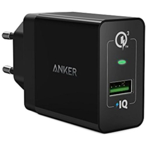 Сетевое зарядное устройство Anker PowerPort чёрное