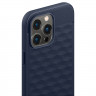 Чехол Caseology Parallax с MagSafe для iPhone 14 Pro Max синий (Midnight Blue) - фото № 6