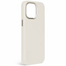 Чехол Decoded Leather Back Cover с MagSafe для iPhone 15 Pro Max белый (Clay) - фото № 6