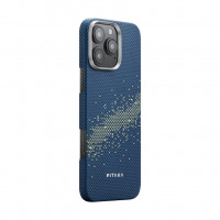 Чехол PITAKA Tactile Woven Case для iPhone 16 Pro Max - Milky Way Galaxy