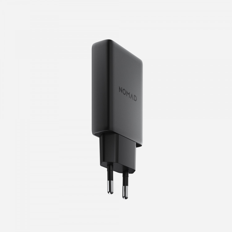 Сетевое зарядное устройство Nomad 40W Slim EU Power Adapter USB-C GaN черное (Carbide)