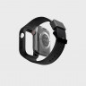 Чехол c ремешком Uniq Monos для Apple Watch 45/44 мм черный - фото № 2