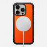 Чехол Nomad Rugged Case MagSafe для iPhone 15 Pro Max оранжевый (Ultra Orange) - фото № 2