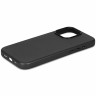 Чехол Decoded Leather Back Cover с MagSafe для iPhone 15 Pro черный (Black) - фото № 7