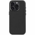 Чехол Decoded Leather Back Cover с MagSafe для iPhone 15 Pro черный (Black)