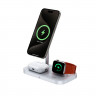 Беспроводное зарядное устройство Benks Infinity 3-in-1 Wireless Charger Stand белое - фото № 2