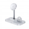 Беспроводное зарядное устройство Benks Infinity 3-in-1 Wireless Charger Stand белое - фото № 4