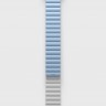 Силиконовый ремешок Uniq Revix для Apple Watch 38/40/41 мм белый/голубой - фото № 5