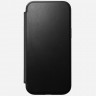 Кожаный чехол-книжка Nomad Modern Leather Folio с MagSafe для iPhone 16 Pro Max черный (Black) - фото № 7