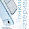 Чехол Gurdini Slim Series с MagSafe для iPhone Air голубой - фото № 8