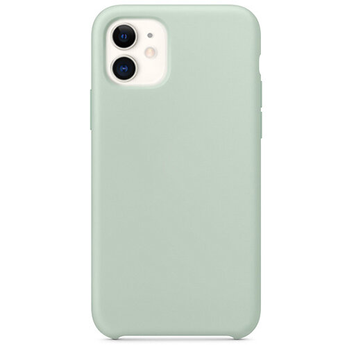 Силиконовый чехол Gurdini Silicone Case для iPhone 11 голубой берилл