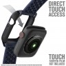 Чехол c ремешком Catalyst Impact Protection Case для Apple Watch 44 мм Series 4/5/6/SE, темно-синий (Midnight Blue) - фото № 4