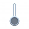 Брелок-чехол UAG [U] Dot AirTag Loop голубой (Soft Blue) - фото № 4