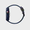 Чехол c ремешком Uniq Monos для Apple Watch 45/44 мм синий - фото № 3