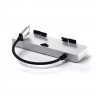 USB-хаб Satechi Aluminum Type-C Clamp Hub Pro серебристый (ST-TCIMHS) - фото № 4