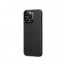 Чехол PITAKA MagEZ Case 4 для iPhone 15 Pro черно-серый узкое плетение 600D Twill (KI1501PA) - фото № 2