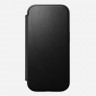 Кожаный чехол-книжка Nomad Modern Leather Folio с MagSafe для iPhone 16 Pro черный (Black) - фото № 7