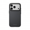Чехол PITAKA Summa Case для iPhone 18 Pro Max / 17 Pro Max - 600D Black/Grey (Twill) - фото № 2