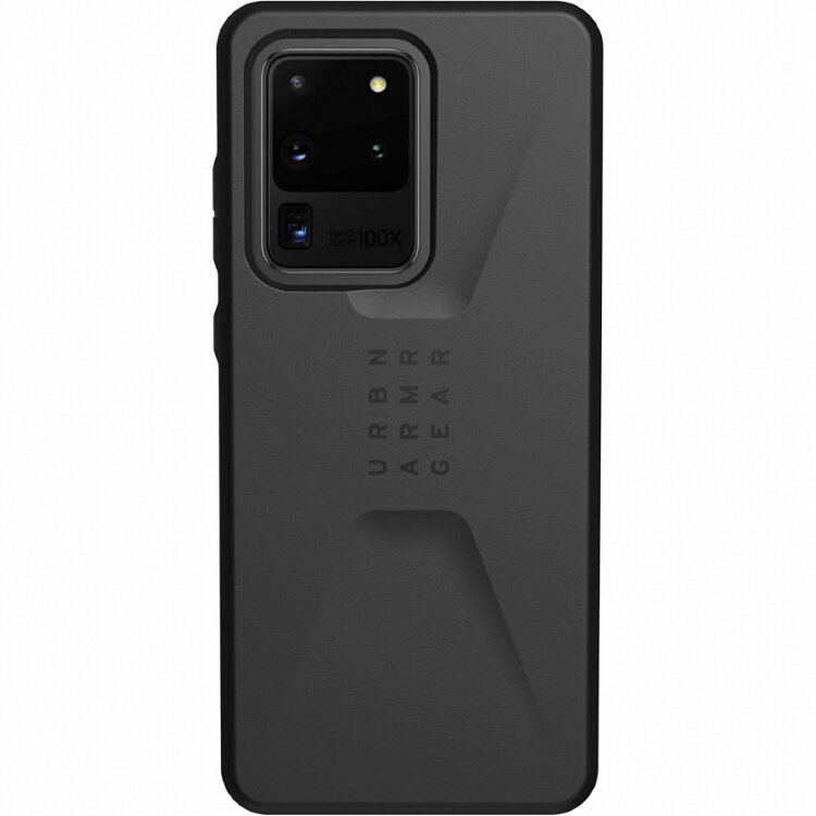 Чехол UAG Civilian Series для Samsung Galaxy S20 Ultra чёрный