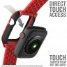 Чехол c ремешком Catalyst Impact Protection Case для Apple Watch 44 мм Series 4/5/6/SE, красный (Flame Red) - фото № 4