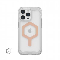 Чехол UAG Plyo с MagSafe для iPhone 15 Pro Max прозрачный/розовое золото (Ice/Rose Gold)