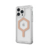 Чехол UAG Plyo с MagSafe для iPhone 15 Pro Max прозрачный/розовое золото (Ice/Rose Gold) - фото № 2
