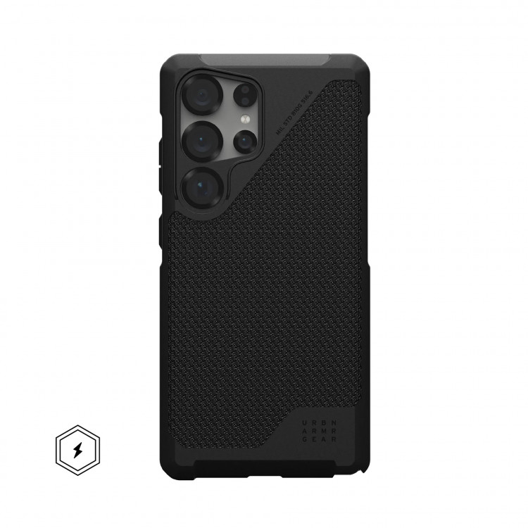 Чехол UAG Metropolis LT с MagSafe для Samsung Galaxy S25 Ultra черный (Kevlar Black)
