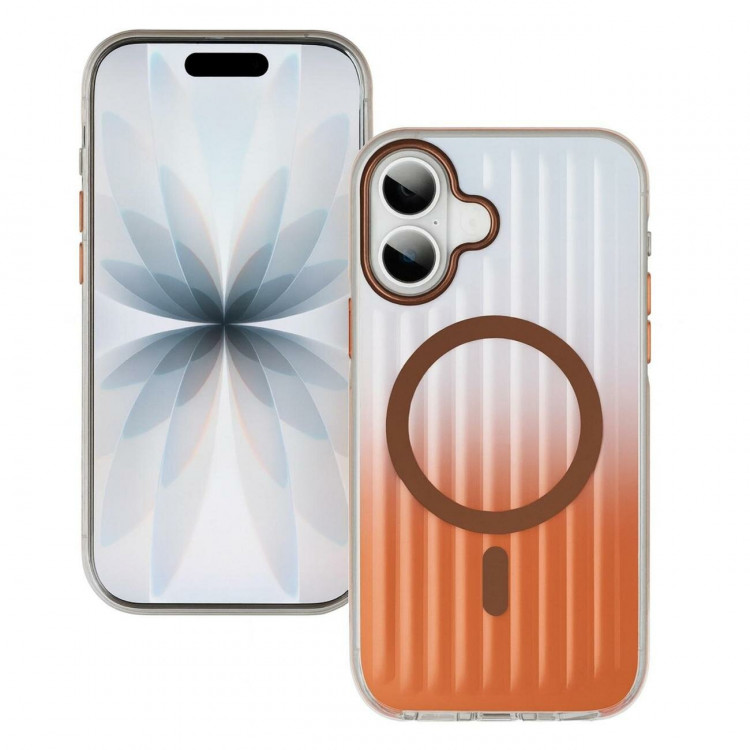 Чехол Gurdini Ocean Case для iPhone 17 прозрачный бронзовый
