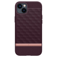 Чехол Caseology Parallax с MagSafe для iPhone 14 Plus бордовый (Burgundy)