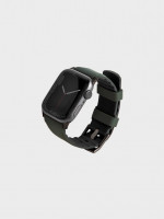 Силиконовый ремешок Uniq Linus для Apple Watch 42/44/45/49 мм зеленый