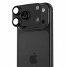 Полная защита объектива камеры Benks OmniWarrior Metal Integrated Lens Protector для iPhone 18 Pro Max - Black