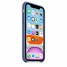 Силиконовый чехол Gurdini Silicone Case для iPhone 11 синий лён (Linen Blue) - фото № 2