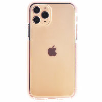 Силиконовый чехол Gurdini Crystal Ice для iPhone 11 Pro розовый