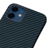 Чехол PITAKA MagEZ Case для iPhone 12 mini синий карбон - Twill (KI1208) - фото № 3