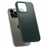 Чехол SPIGEN Thin Fit для iPhone 14 Pro темно-зеленый (Abyss Green) - фото № 3