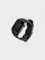 Силиконовый ремешок Uniq Linus для Apple Watch 42/44/45/49 мм синий